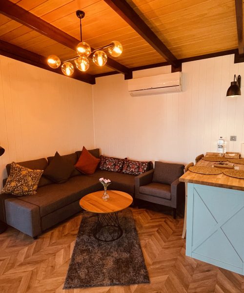 4-6 kişiye kadar konaklama yapılabilecek kartepe de dağ evi6